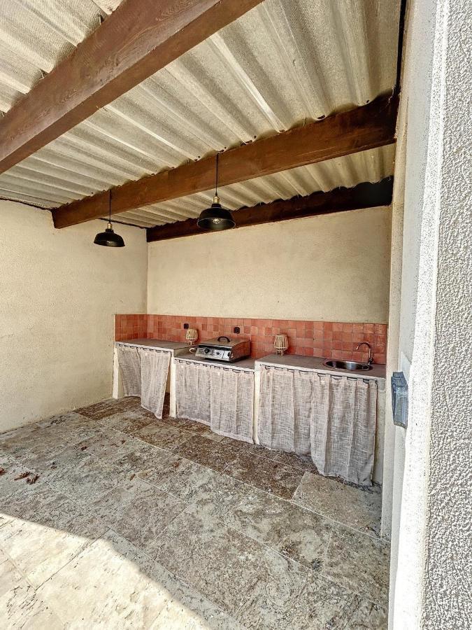Charmante Maison De Ville Avec Jardin, Terrasse Et Terrain De Petanque 포쉬르메르 외부 사진